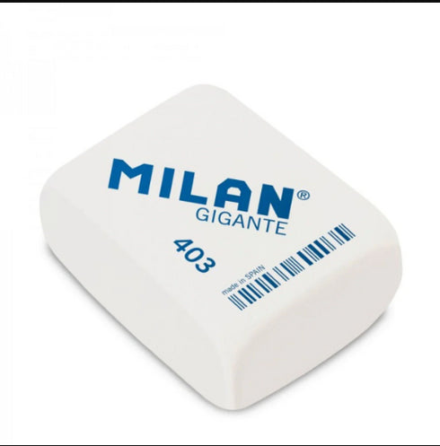 Milan Large Synthetic Eraser 406 (1pc) – Best Pencil Eraser in Pakistan for Clean, Smudge-Free Erasing