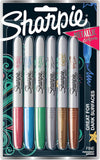 Sharpie Metallic Fine Point Permanent Markers Pack of 6 (2029678)