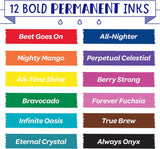 Crayola Take Note Fine Tip Permanent Markers Pack of 12 586539