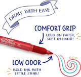 Crayola Take Note Fine Tip Permanent Markers Pack of 12 586539