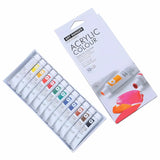 Acrylic Colour (12Pcs) Set - 15ml - Art Rangers