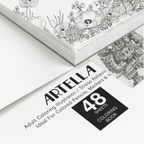 ArtellaAdultColoringBook48Design7x9.5inches.-3