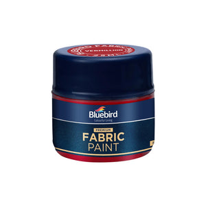 Buy Bluebird Fabric Paint Solid Shade 25ml in Pakistan at MyStationers.pk. Ready-to-use, washable, and fade-resistant paint for fabric, t-shirts, denim, and craft projects. Ideal for artists and crafters.