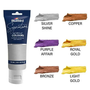 BluebirdSignatureAcrylicColours_75ml_Setof6PEARLESCENT-2