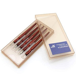 CalligraphyWoodenSet_Kc-506_5Pcsset