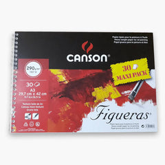 CansonFiguerasSpiralCanvasPaintingPad