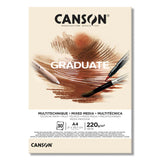 CansonGraduateMixedMediaPadYellowOchre220gsm.-3