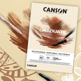 CansonGraduateMixedMediaPadYellowOchre220gsm.-5