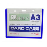 Card Cover A/3 Blue Edge