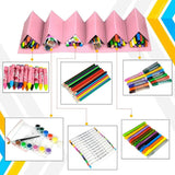 ChildrenDeluxeArtDrawingColorKit83pcs-2