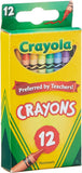 CrayolaMulticolorCrayonsPackof12523012