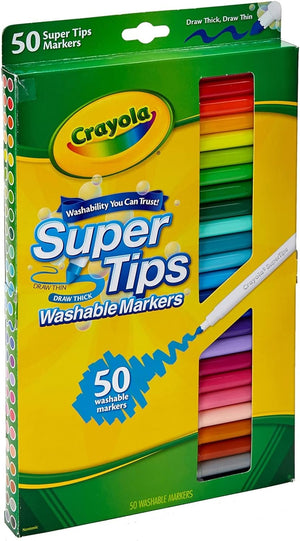 CrayolaSuperTipsWashableMarkersPackof50585050