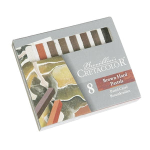CretacolorHardPastelsInBrownTonesSetOf8Pcs