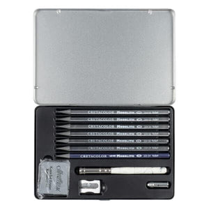 CretacolorMonolithGraphitePencilTinBoxSetOf11