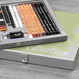 CretacolorPassionWoodenBoxSketchingandDrawingSetOf25-4