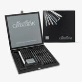 CretacolorWoodenBlackBoxCharcoalandDrawingSetof20-2