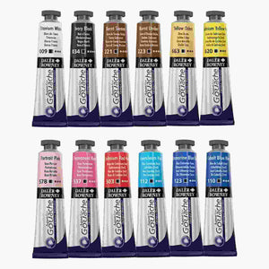 DalerRowneyAquafineGouacheColorIntroductionSetOf12x15ML