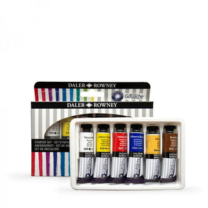 DalerRowneyAquafineGouacheStarterSetof6x15ml