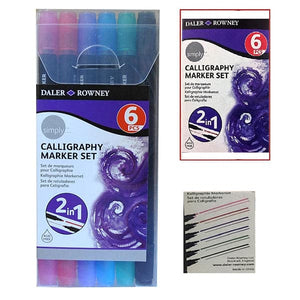 DalerRowneyCalligraphyMarkersSetOf6