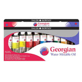 Daler Rowney Georgian Watermixable Oil Set Of 10x37ml