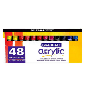 DalerRowneyGraduateAcrylicPaints22mlSetof48