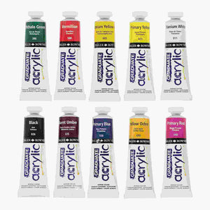 DalerRowneyGraduateAcrylicPaints38mlSetof10-2
