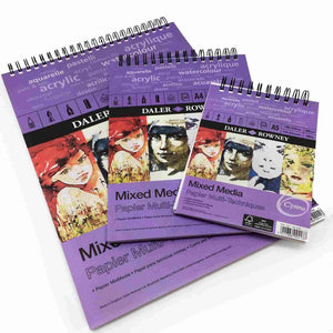 DalerRowneyMixedMediaSpiralPad