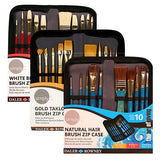 Daler Rowney Simply Natural Hair Brush Set With Zip Case-5