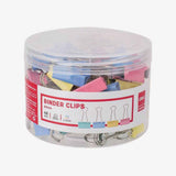 DeliColorfulBinderClip25mmE8554APackof48