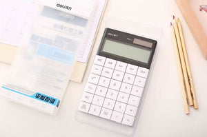 DeliDualPowerElectronicCalculator1589-2