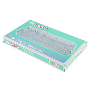 Desk Tray Lotus Transparent