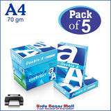 Double A Paper Rim A4 70gm ( Pack of 5 )