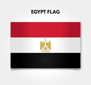 Egyptian Flag 15x22cm