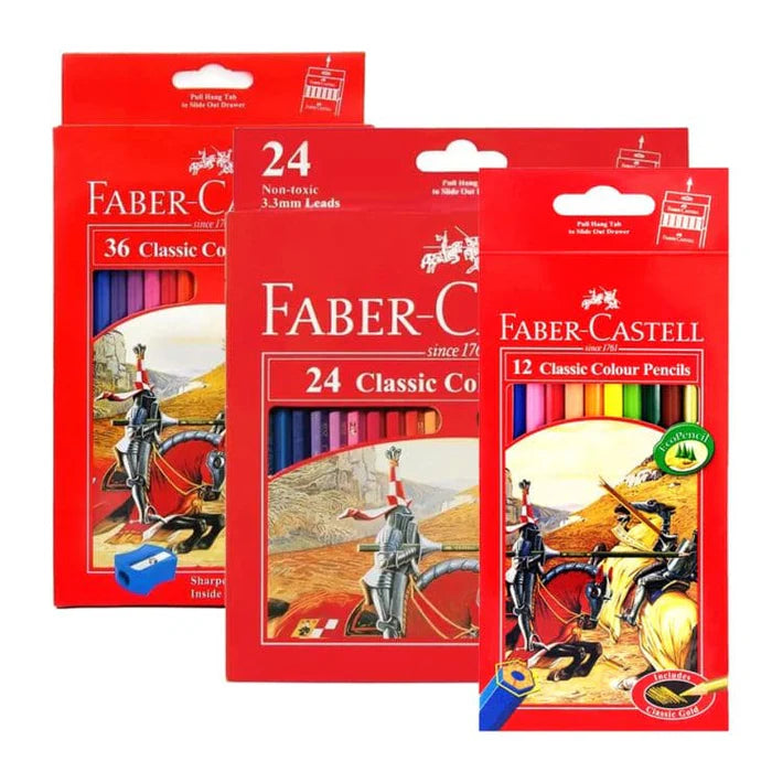 Faber Castell Classic Color Pencils (This item is in stock. If you’d like to order, please contact us on WhatsApp. Orders are placed there, and payment must be made in advance)