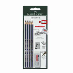 FaberCastellGoldfaberPencilSetwithSharpener_Eraser