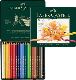 FaberCastellPolychromosColorPencilsTinSet-2