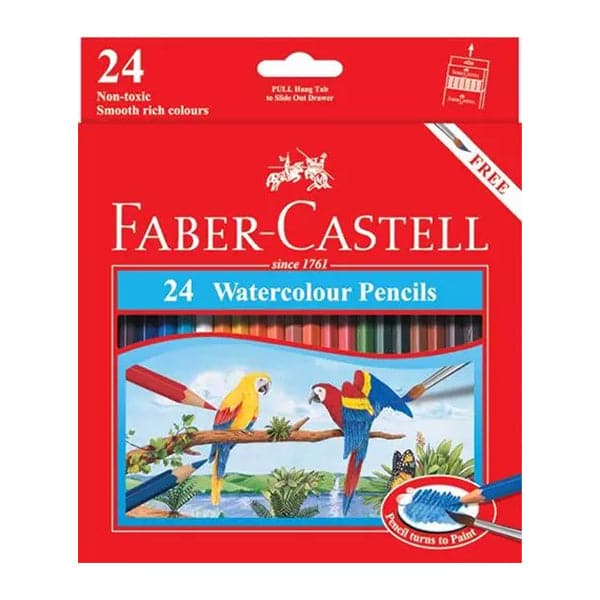 Faber Castell WaterColor Pencils (This item is in stock. If you’d like to order, please contact us on WhatsApp. Orders are placed there, and payment must be made in advance)