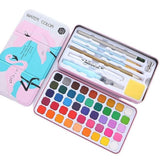 FlamingoSolidWatercolorPaintSet45Pcs-3