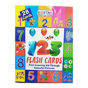 Flash Cards Counting 123 - Assorted - Naiton