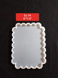 Flower Edge Rectangle Silicone Mold 6