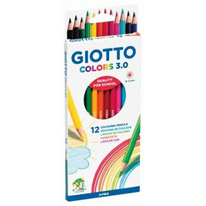 Giotto Color Pencils 3.0 Set Of 12 Pcs
