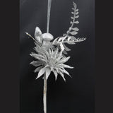 GlitterFlowerLarge-Silver