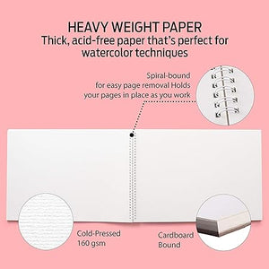 KeepSmilingA5WatercolorPadforArtist_24Sheets-2