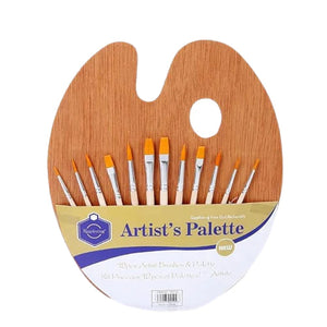 KeepSmilingArtistPaletteWith12Brushes