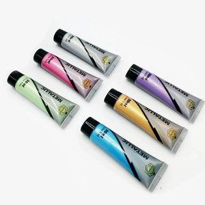 KeepSmilingMetallicAcrylicPaint30mlPackOf6