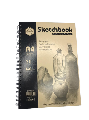 KeepSmilingProfessionalSpiralHardboundSketchbook30Sheets