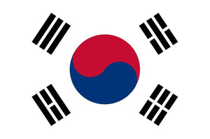Korea Flag 15x22cm