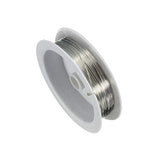 MetalSilverColorWire50m1pc