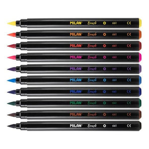 MilanWaterbasedBrushPenMarkers2