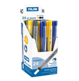 Milan JET Eraser With Holders 1pc